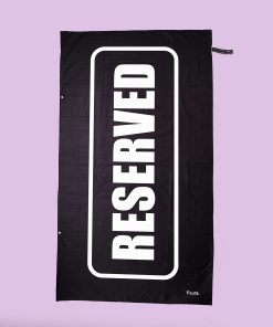 Reserved Strandtuch