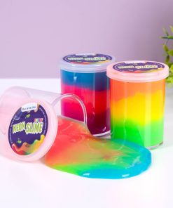 Neon Regenbogen Schleim