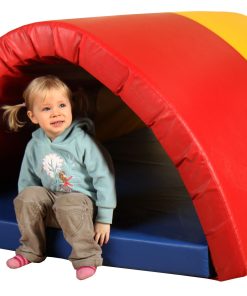 Bänfer Kids Softbausteine Tunnel long Schaumstoffmatte 3 x 2 m Bausteine Schaumstoff