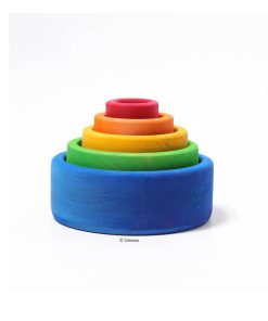 Grimms Schälchen-Satz Blau aus Holz