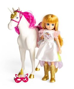 Lottie Puppe Unicorn Girl mit Einhorn