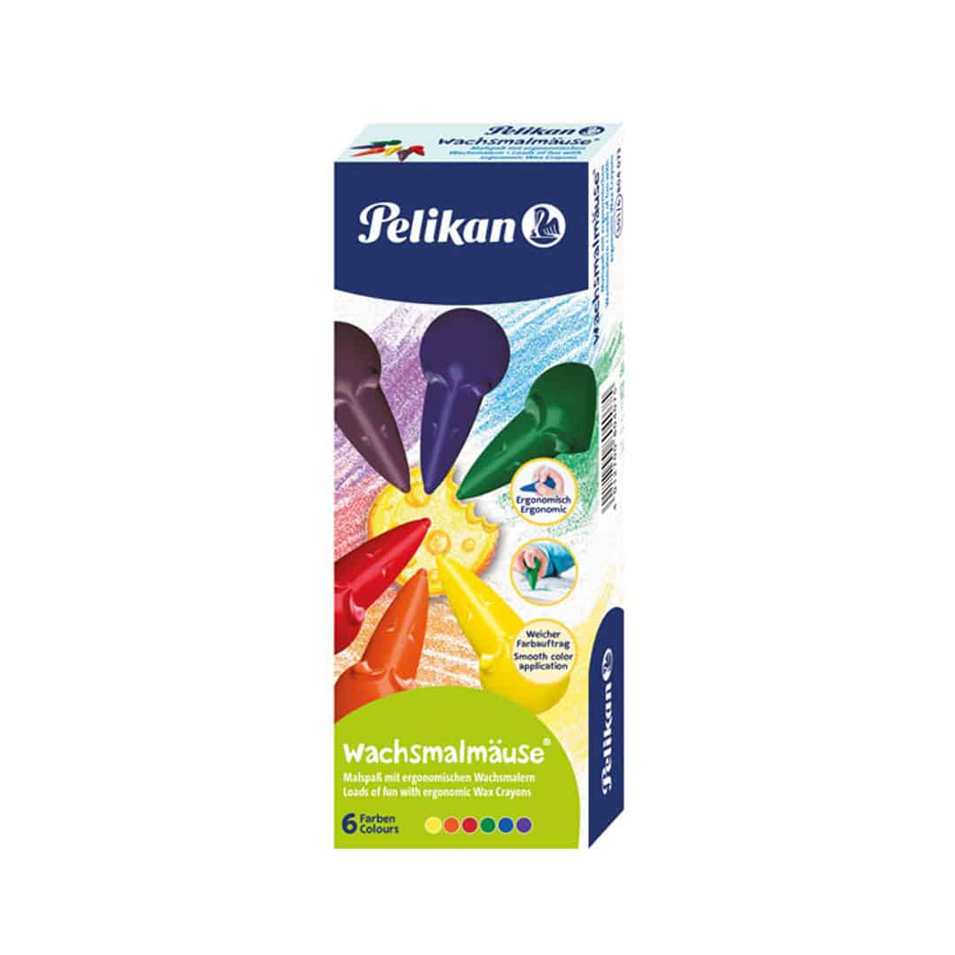 Pelikan Wachsmalmäuse 6 Farben – Bild 5