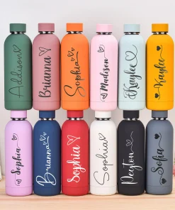 Personalisierte Thermosflasche 500ml – mit Wunschname & Wunschdesign