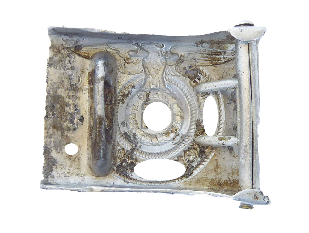 Aluminium Koppelschloss der Waffen-SS RZM 822/38 SS – Bild 5