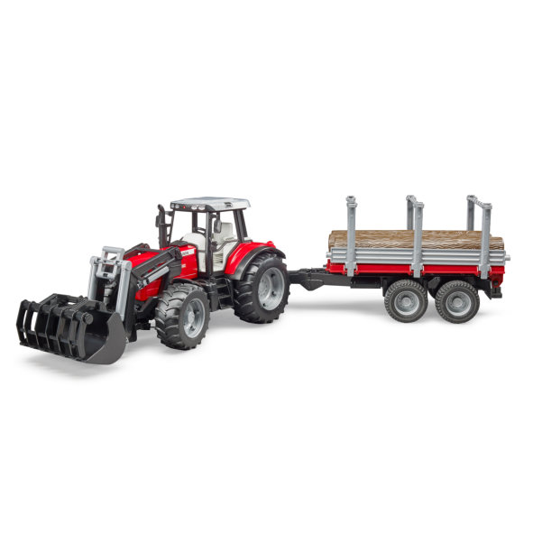 Massey Ferguson 7480 mit Front