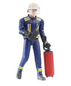 Feuerwehrmann mit Zubehör